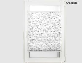 Abb. Klemmfix Plissee Druck Blume