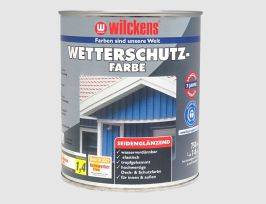Abb. Wetterschutzfarbe seidenglänzend