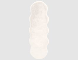 Abb. Kunstfellteppich Mia Creme