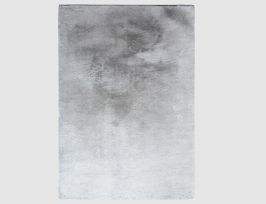 Abb. Kunstfellteppich Mia Silber, Schwarz
