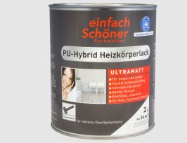 Abb. Heizkörperlack ultramatt Weiß