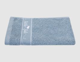 Abb. Gästetuch Fisch Blau 30x50cm