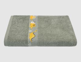 Abb. Duschtuch Dino Grün 70x140cm