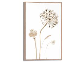 Abb. Bild Slim Frame Wood Trockenblumen
