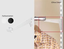Abb. Träger für Kleiderstange 25 cm