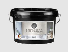 Abb. MCR Metallic Wandfarbe Silber