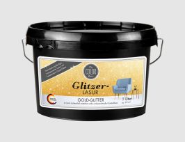 Abb. MCR Glitzer Lasur Gold