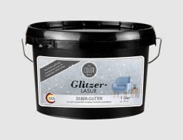 Abb. MCR Glitzer Lasur Silber