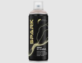 Abb. Spraylack Spark Terrakotta Pastellgrau matt