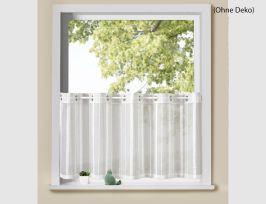 Abb. Scheibengardine Stripes Weiß