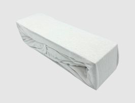 Abb. Spannbettlaken Jersey Bio Weiß 70x140 cm