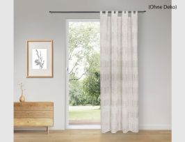 Abb. Schlaufenschal Isabella Weiß, Silber