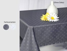 Abb. Tischdecke mit Glitzereffekt