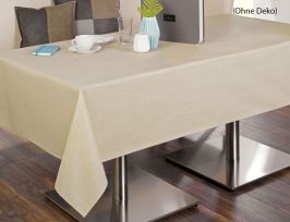 Abb. Tischdecke Leinenoptik Sand