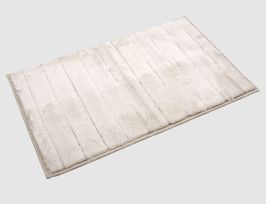 Abb. Badmatte Streifen Beige