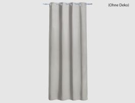 Abb. Ösenschal Absolut Blackout Silbergrau 245x140cm