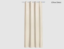 Abb. Ösenschal Absolut Blackout Creme 245x140cm