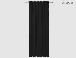 Abb. Verdeckte Schlaufe Helsinki Schwarz 245x135cm