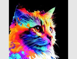 Abb. Bild Katze Bunt