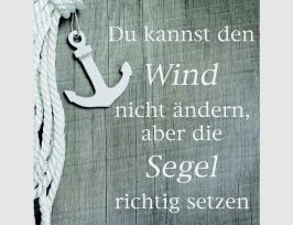 Abb. Bild Anker mit Spruch