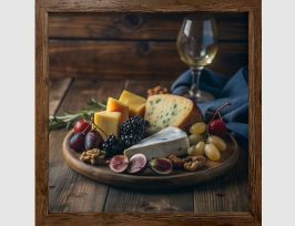 Abb. Bild Käseplatte mit Früchten