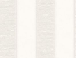 Abb. Vliestapete Breite Streifen Creme