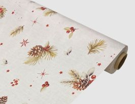 Abb. Wachstuch Kiefer Beige