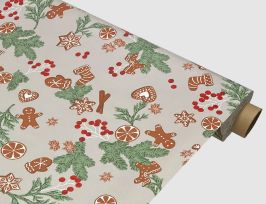 Abb. Wachstuch Lebkuchen Beige