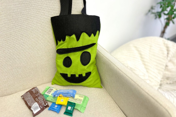 Halloween Tasche nähen – für Süßigkeiten, als Deko & zum Kostüm