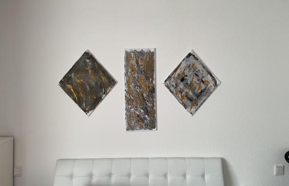 Rakeltechnik für Anfänger - Leichte Acrylmalerei