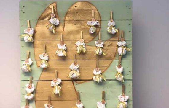 Adventskalender aus Paletten