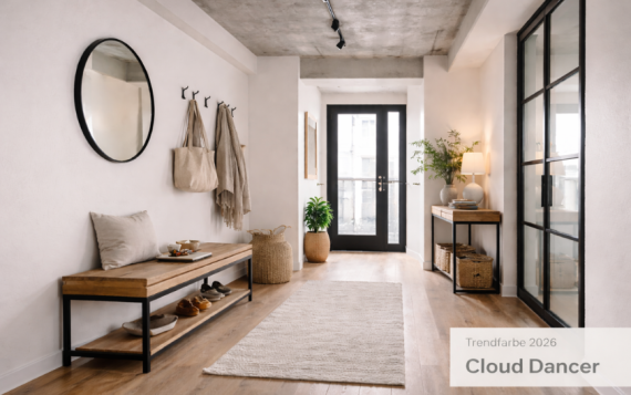 Trendfarbe 2026 Cloud Dancer