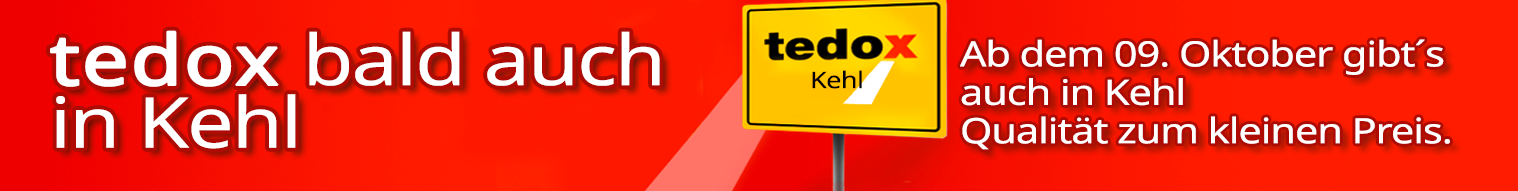 tedox ab 09.10.2025 in Kehl! Mehr Informationen auf der Filialseite