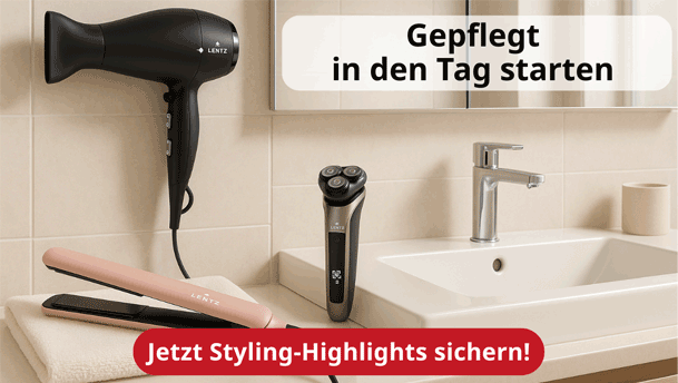 Körperpflege-Highlights im tedox Shop Alles für die Körperpflege im Badezimmer für den gepflegten Start in den Tag. Jetzt Styling-Highlights sichern!
