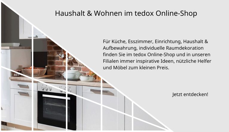 Haushalt & Wohnen im tedox Online-Shop