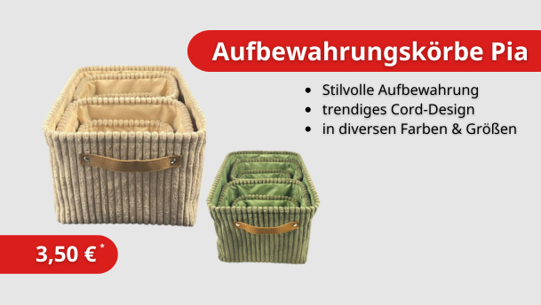 Aufbewahrungsk&ouml;rbe Pia
