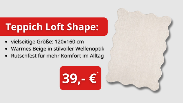 Teppich Loft Shape Beige