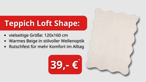 Teppich Loft Shape Beige