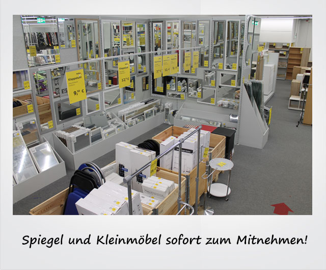 Spiegel und Kleinmöbel sofort zum Mitnehmen