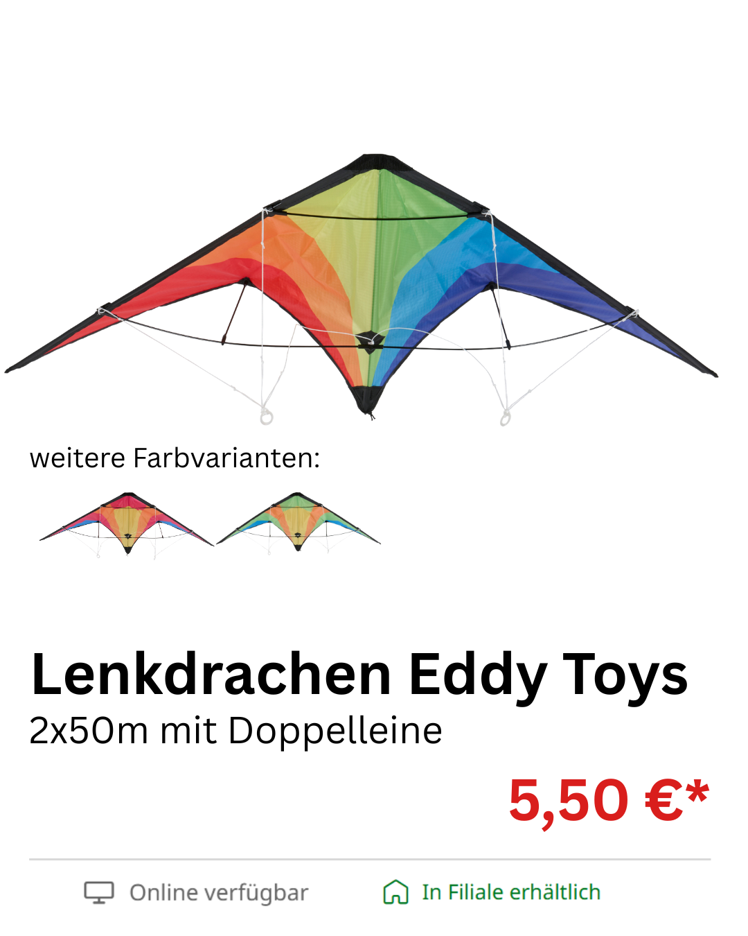 Lenkdrachen mit Doppelleine &ndash; Aktionsangebot tedox Herbst 2026