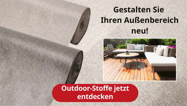 Entdecken Sie hochwertige Outdoorstoffe bei tedox entdecken und machen Sie etwas Neues aus Ihren Gartenmöblen!