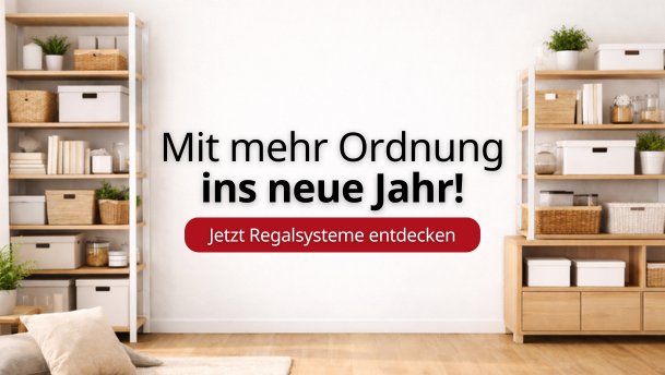 Regalsysteme im tedox Onlineshop Modulare Regalsysteme für mehr Ordnung im neuen Jahr