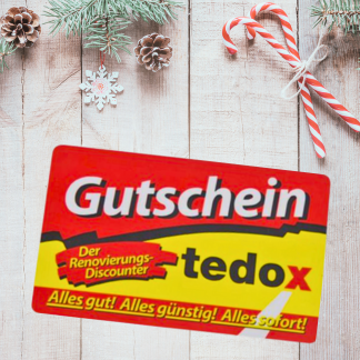 Die flexible Geschenkidee zu Nikolaus und Weihnachten: tedox Gutschein