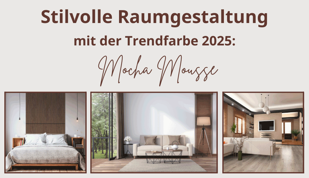 Alles zum Renovieren mit der Trendfarbe Mocha Mousse im tedox Onlineshop entdecken