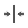 Gerader Ansatz Tapetensymbol