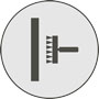 Tapetensymbol Wandklebetechnik