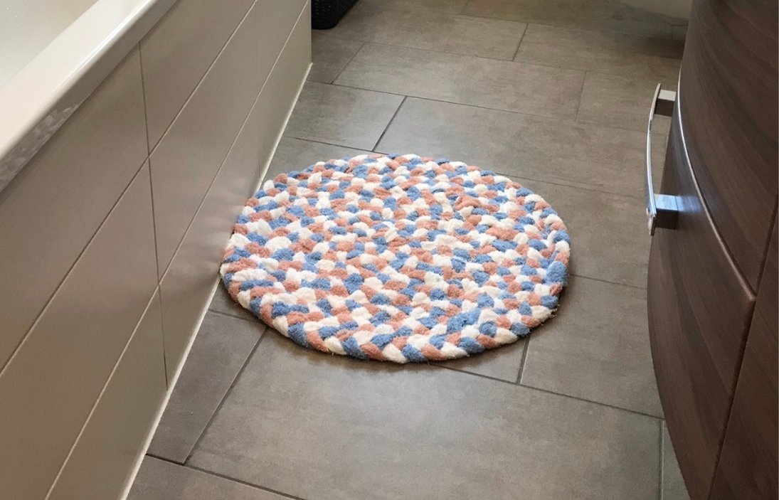 Teppich aus Handtüchern - DIY Anleitung