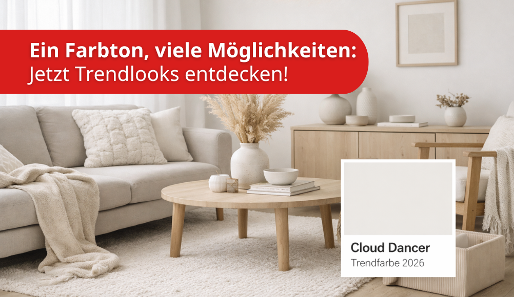 Trendfarbe 2026 Cloud Dancer