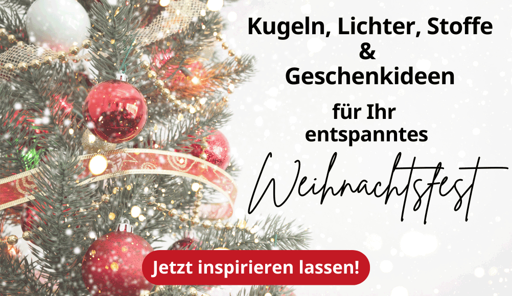 Weihnachten 2025: Geschmückter Weihnachtsbaum – Alles für Ihr entspanntes Weihnachtsfest – jetzt im tedox Shop inspirieren lassen!