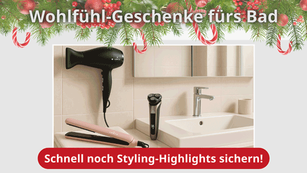 Styling-Highlights von tedox Wohlfühl-Geschenke fürs Bad – schnell noch Styling-Highlights bei tedox sichern!